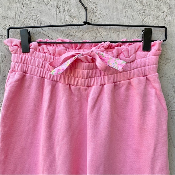 NWT LoveShackFancy Distressed Hand Dyed Mirabella Jogger Pants S - Picture 4 of 8